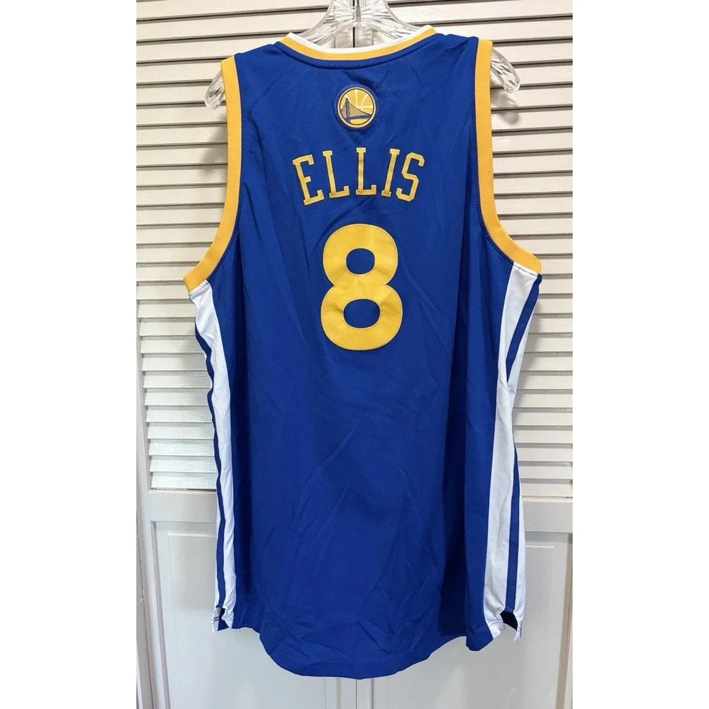 Adidas NBA Golden State Warriors Jersey Tank Sz XL #8 Ellis Embroidered Bsktball